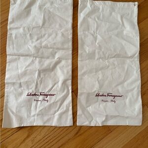 Salvatore Ferragamo 2 Dust bags unisex New